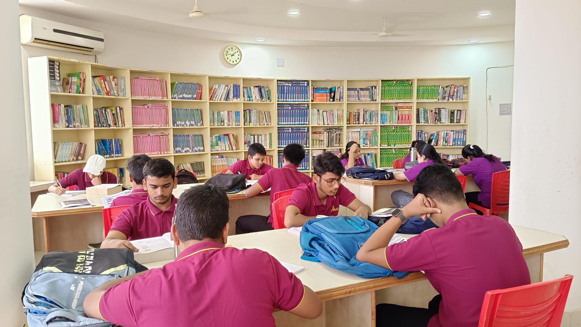Library at Adyant Higher Secondary School